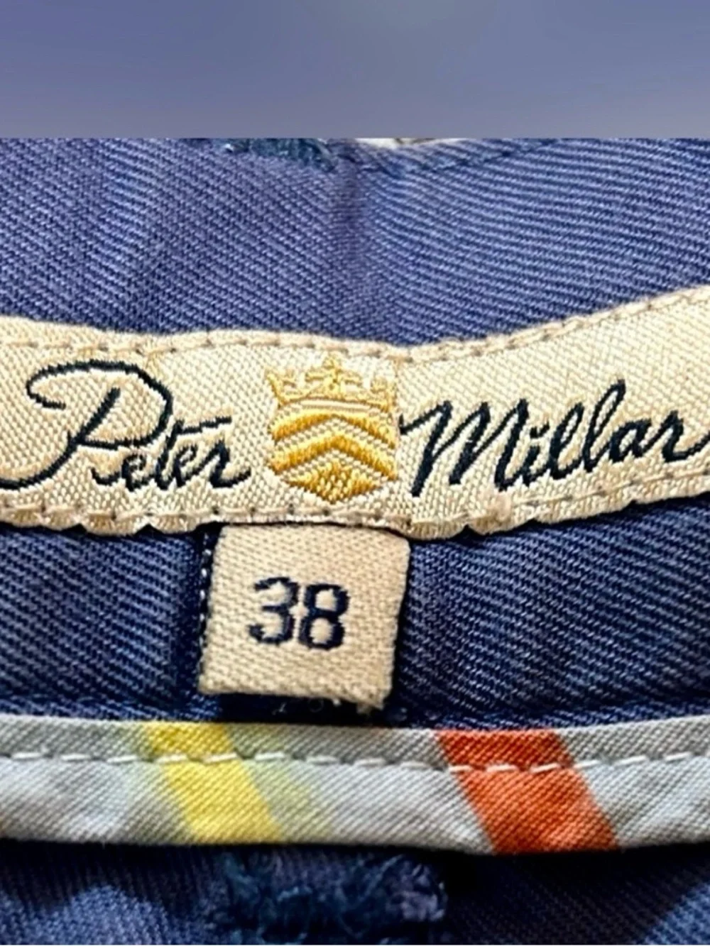 Vintage Y2K Peter Millar Navy Pleated Classic Fit Golf Shorts 9